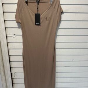 True Religion Tan Midi Dress